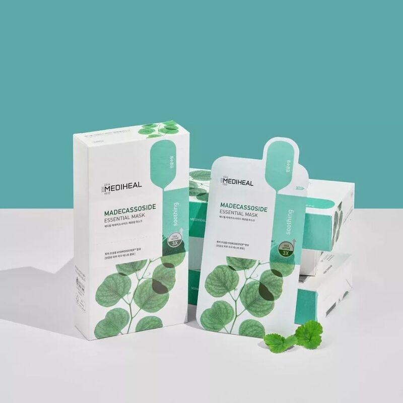 Mặt Nạ Mediheal Madecassoside Essential Mask Chiết Xuất Rau Má Cho Da Nhạy Cảm 24ml
