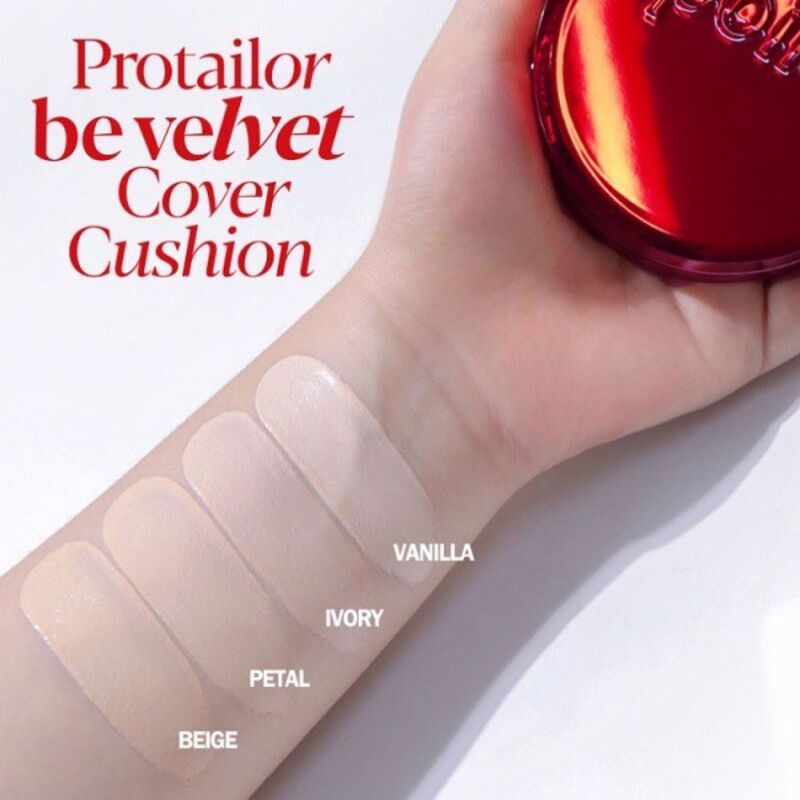Phấn Nước Espoir Kèm Lõi Pro Tailor Be Velvet Cover Cushion No.22 Petal