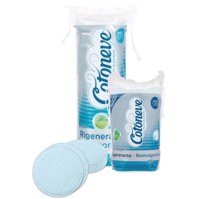 Bông Tẩy Trang Cotoneve MAXI 50 miếng 2 trong 1 (xanh)
