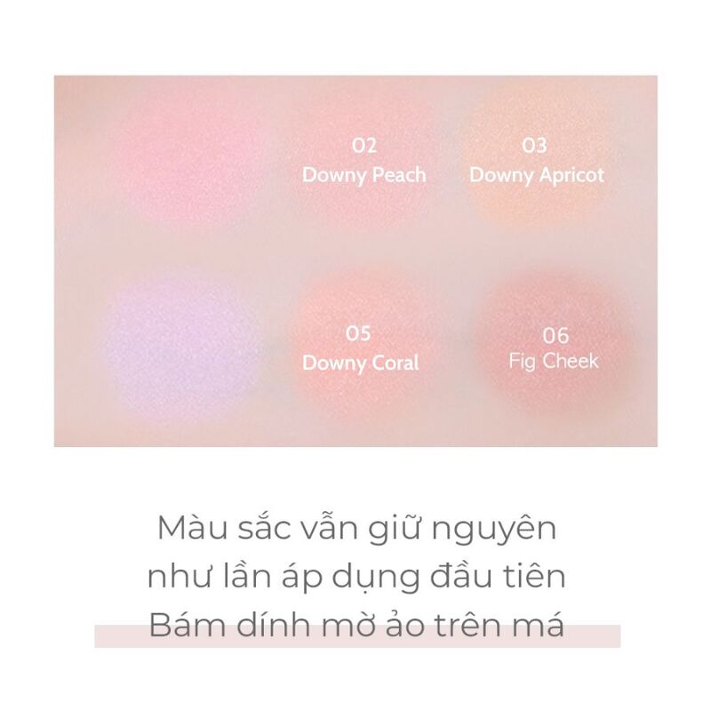 Phấn Má Bbia Ready To Wear Downy Cheek - 02 Downy Peach