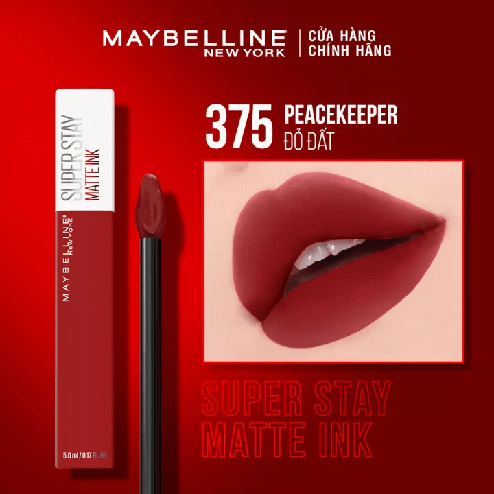 Son Kem Maybelline Super Stay Matte Ink Siêu Lì - 375