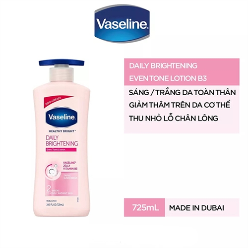 Sữa Dưỡng Thể Vaseline Healthy Bright Daily Brightening 725ml