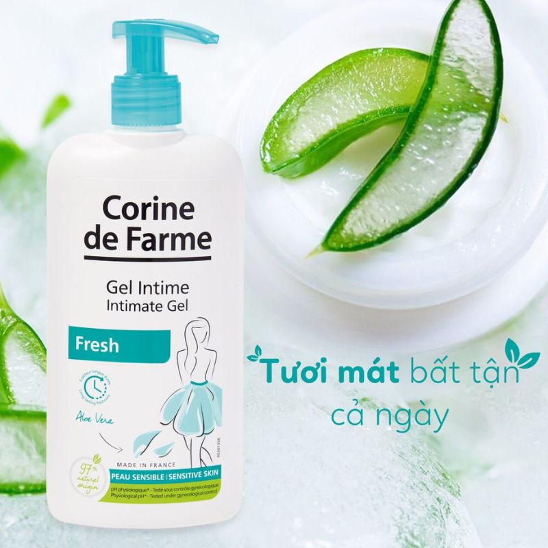 Dung Dịch Vệ Sinh Corine De Farme Intimate Gel Fresh Tươi Mát 250ml