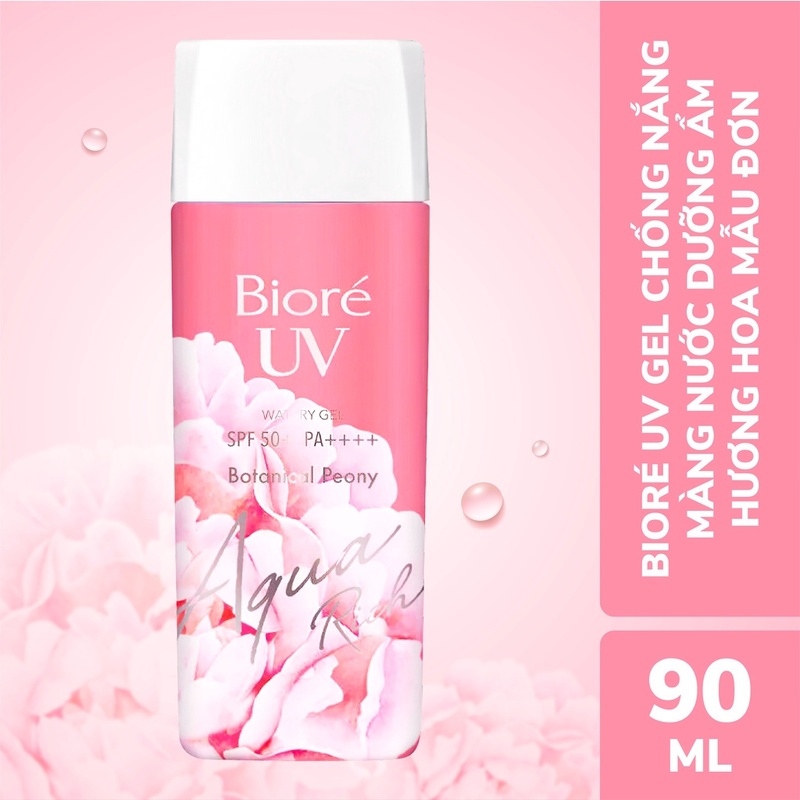 Gel Chống Nắng Biore Dưỡng Ẩm Hoa Mẫu Đơn 90ml