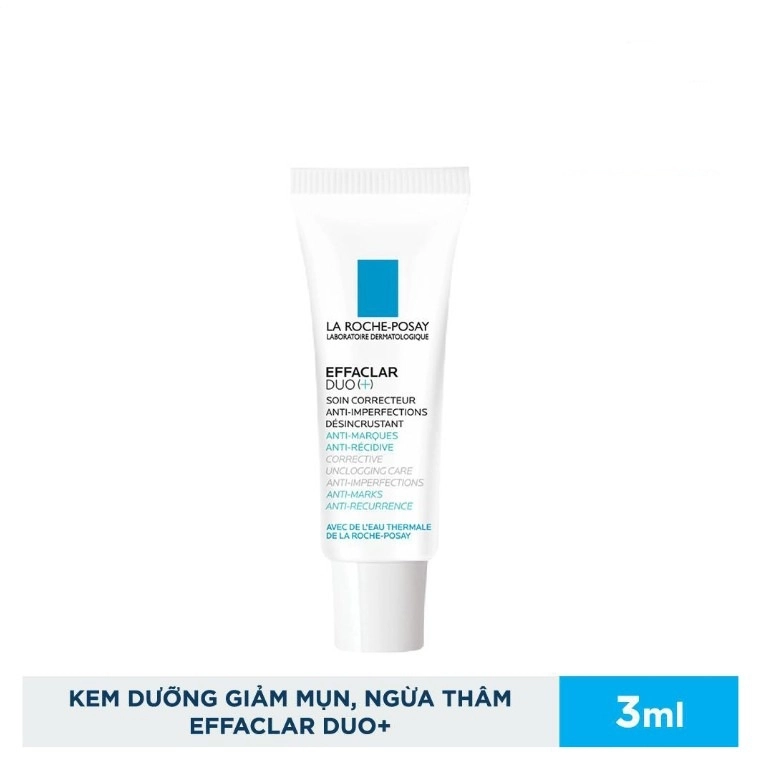 Bộ Sản Phẩm La Roche-Posay Effaclar: Sữa Rửa Mặt Kiềm Dầu 200ml + Nước Tẩy Trang 50ml + Kem Dưỡng Giảm Mụn 3ml
