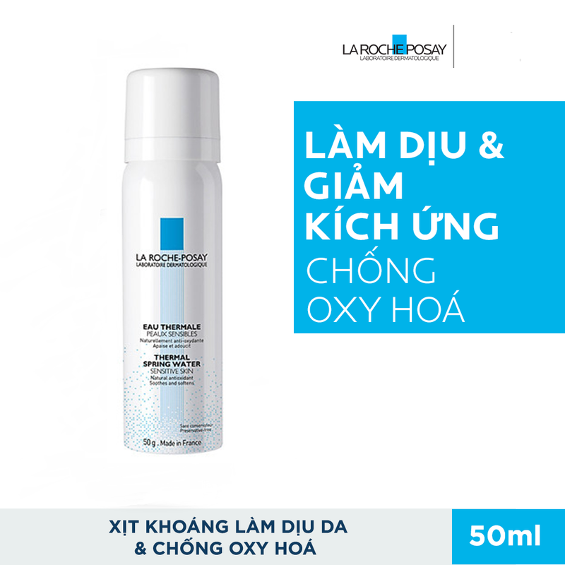 Bộ Sản Phẩm La Roche-Posay :Xịt Khoáng +Kem Dưỡng Giúp Phục Hồi Làn Da
