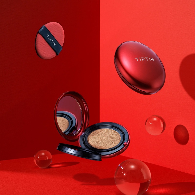 Phấn Nước TIRTIR Mask Fit Red Cushion SPF40/ PA++ Full Size 18g - 23N SAND Đỏ