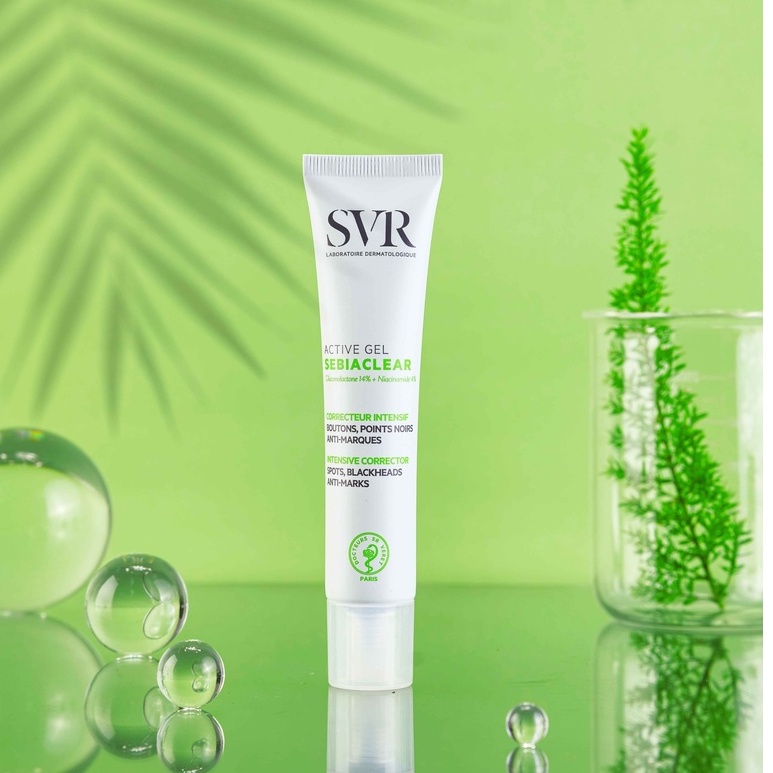 Gel Dưỡng SVR Phục Hồi Chuyên Sâu Cho Da Dầu Mụn Active Gel 40ml