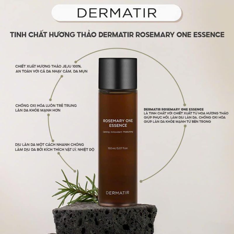 Tinh Chất DERMATIR Hương Thảo ROSEMARY ONE ESSENCE 150ml
