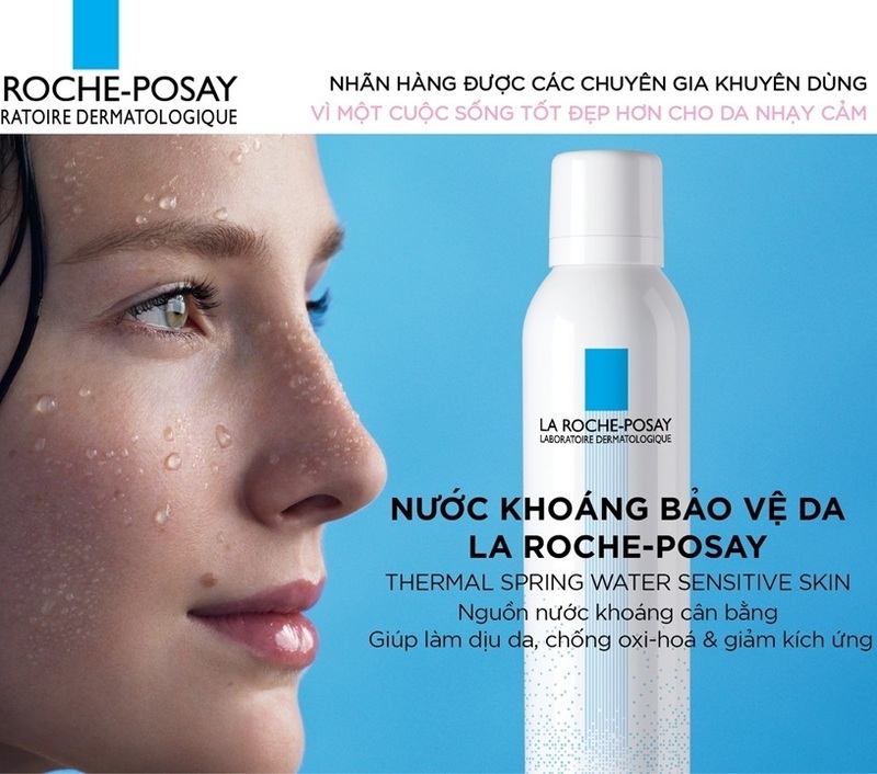 Bộ Sản Phẩm La Roche-Posay :Xịt Khoáng +Kem Dưỡng Giúp Phục Hồi Làn Da