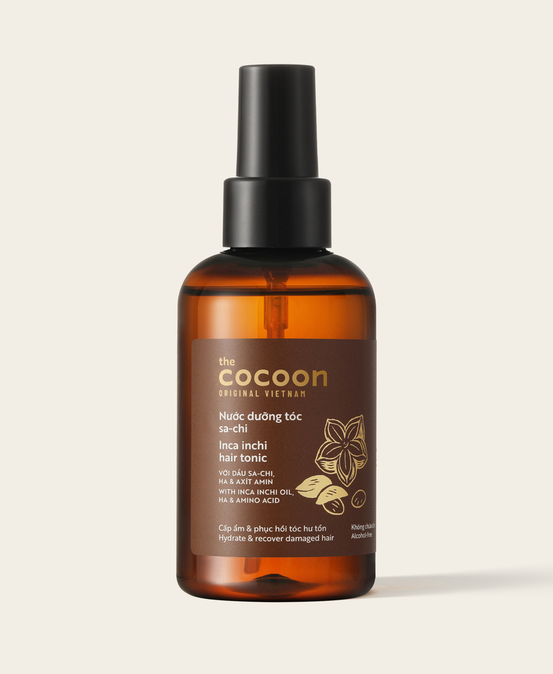 Nước Dưỡng Tóc Cocoon Sa-Chi Inca Inchi Hair Tonic 140ml (Mã Mới)