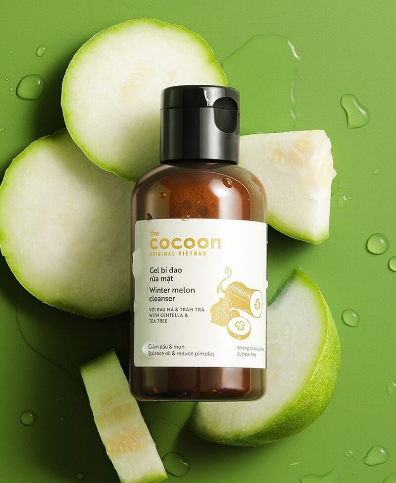 Gel Rửa Mặt Cocoon Winter Melon Cleanser Chiết Xuất Bí Đao 140ml (Mã Mới)