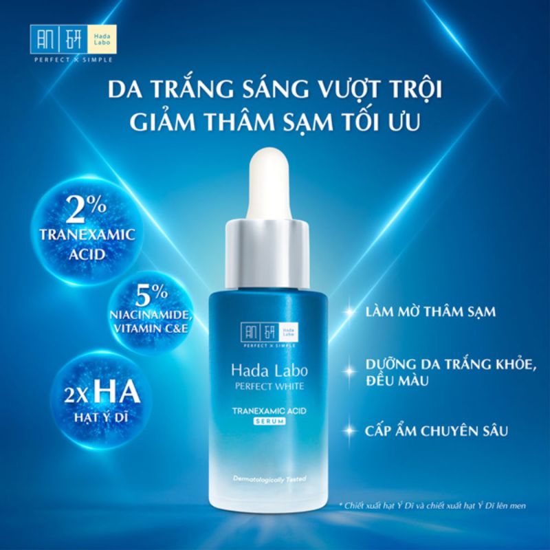 Serum Hada Labo Dưỡng Sáng Da Tối Ưu 30ml + Tặng Bộ Dưỡng Da 3 Món