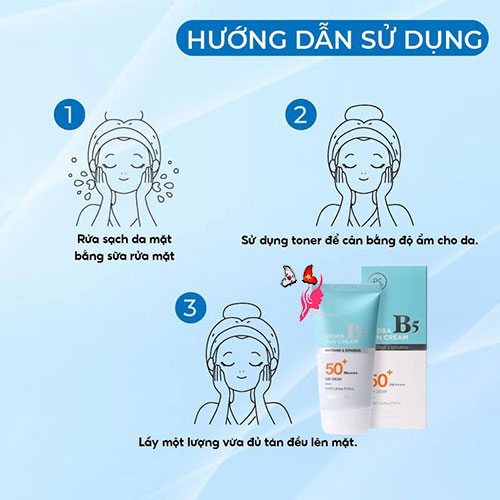 Kem Chống Nắng Prettyskin Hydra B5 Sun Cream SPF50+ PA++++ 70ml
