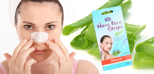 Miếng Dán Mũi Lột Mụn Mayan 4 Miếng - Lô Hội