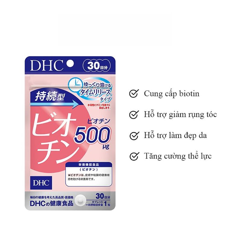 Viên Uống DHC Biotin Ngăn Rụng Tóc 30 Ngày 30 Viên