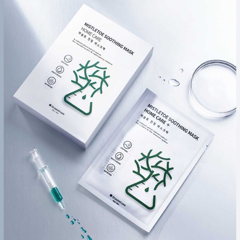 Mặt nạ Dr. Sunmi Mistletoe Soothing Mask Home Care+ Làm Dịu Da Nhạy Cảm 1 PCS