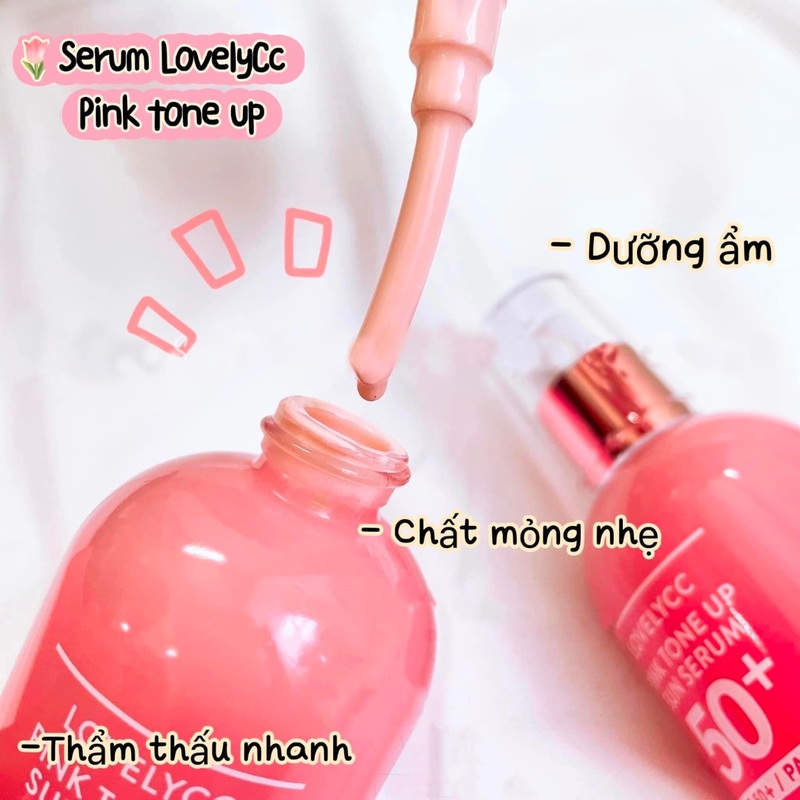 Serum Chống Nắng LovelyCC Pink Tone Up Sun SPF50+ PA+++