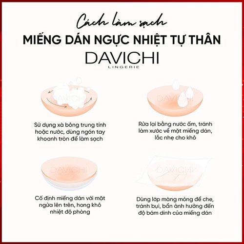 Miếng Dán Ngực Dán Nhiệt Tự Thân Davichi ( Hộp 2 cặp )