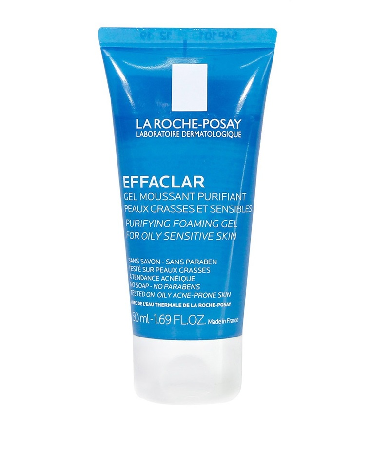 Gel Rửa Mặt La Roche-Posay Effaclar Moussant Purifiant Tạo Bọt Cho Da Dầu, Nhạy Cảm 50ml