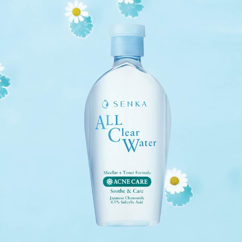 Nước Tẩy Trang Senka All Clear Water Acne Care Ngừa Mụn 230ml