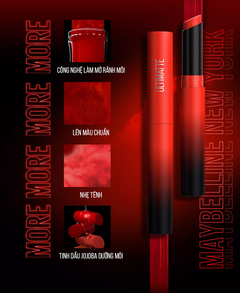 Son Lì Maybelline Mịn Môi Siêu Nhẹ 1.7g - 1288 Gạch Da 