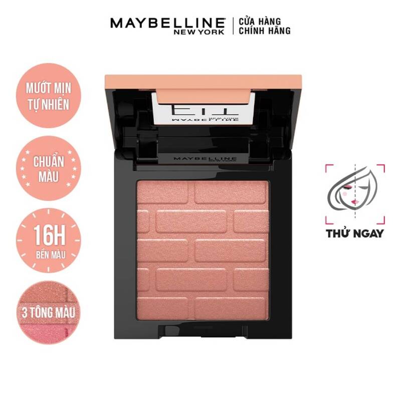 Phấn Má Hồng Dạng Nén Maybelline Fit Me 20 Hopeful Mịn Lì Chuẩn Màu 4.5g