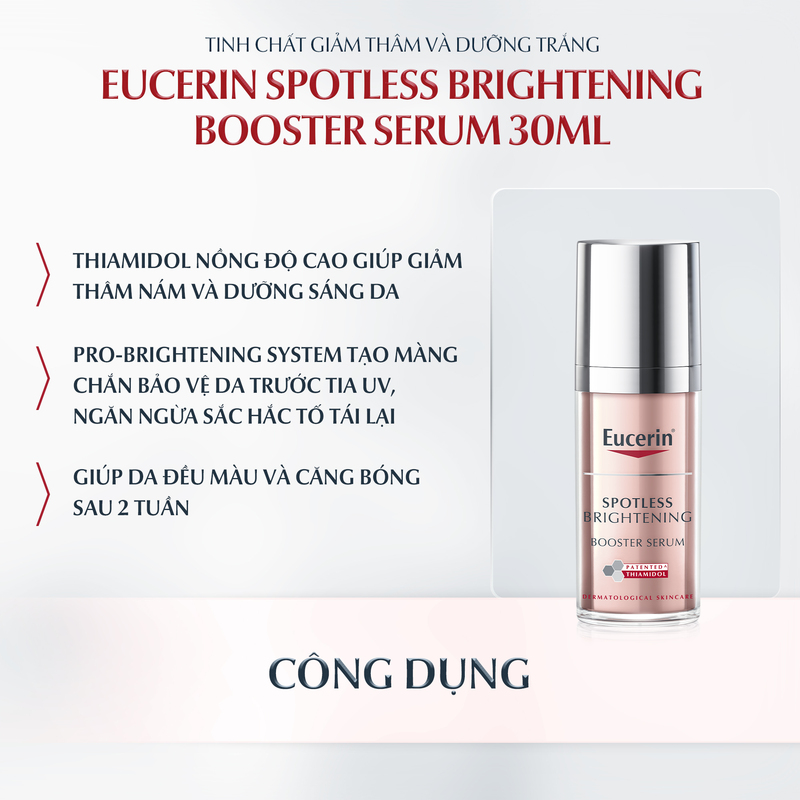 Bộ Sản Phẩm Eucerin Tinh Chất Giảm Thâm Nám, Dưỡng Da 30ml Và Sữa Rửa Mặt Rửa Mặt Dịu Nhẹ, Làm Sáng Da 150g