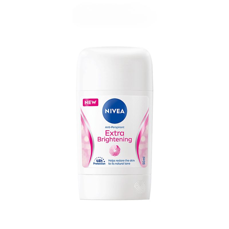 Sáp Khử Mùi Nivea Extra Brightening Dưỡng Da Sáng Mịn Tối Ưu New