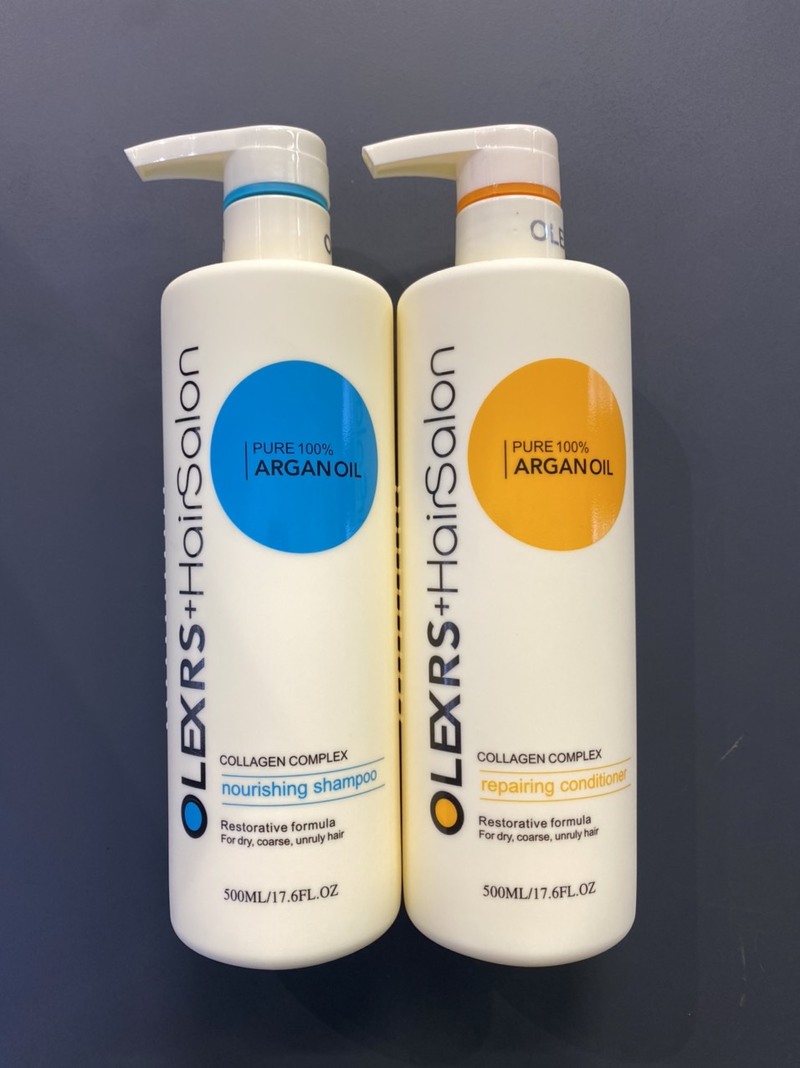 Bộ Sản Phẩm Dầu Gội Và Xả Olexrs Hair Salon Ngăn Ngừa Rụng Tóc 960ml