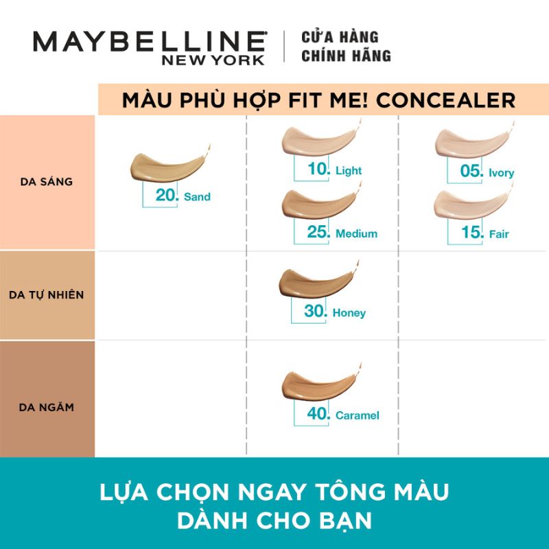 Kem Che Khuyết Điểm Maybelline Mịn Lì 05 Ivory 6.8ml