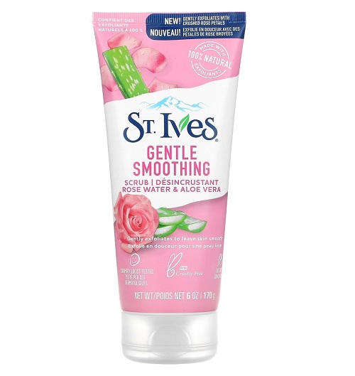 Sữa Rửa Mặt St.Ives Tẩy Tế Bào Chết - Rose Water & Aloe Vera 170g