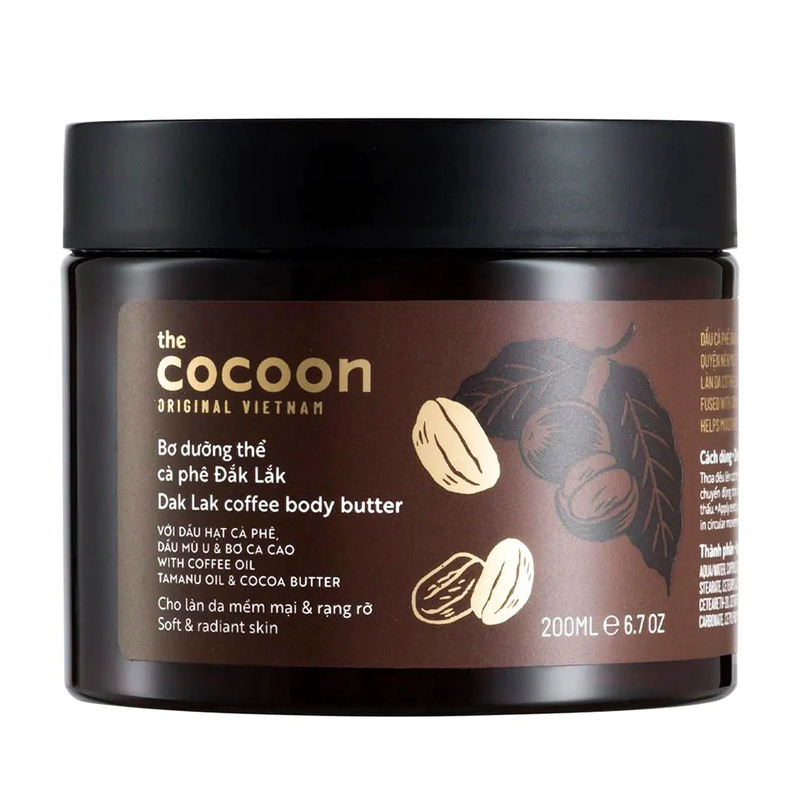 Bơ Dưỡng Thể Cocoon Chiết Xuất Cà Phê Đắk Lắk 200ml