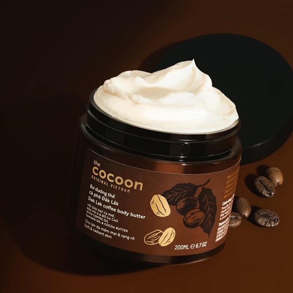 Bơ Dưỡng Thể Cocoon Chiết Xuất Cà Phê Đắk Lắk 200ml