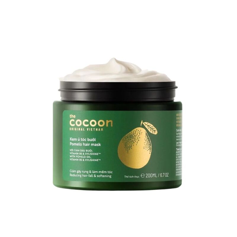 Kem Ủ Tóc Cocoon Pomelo Hair Mask Tinh Dầu Bưởi 200ml