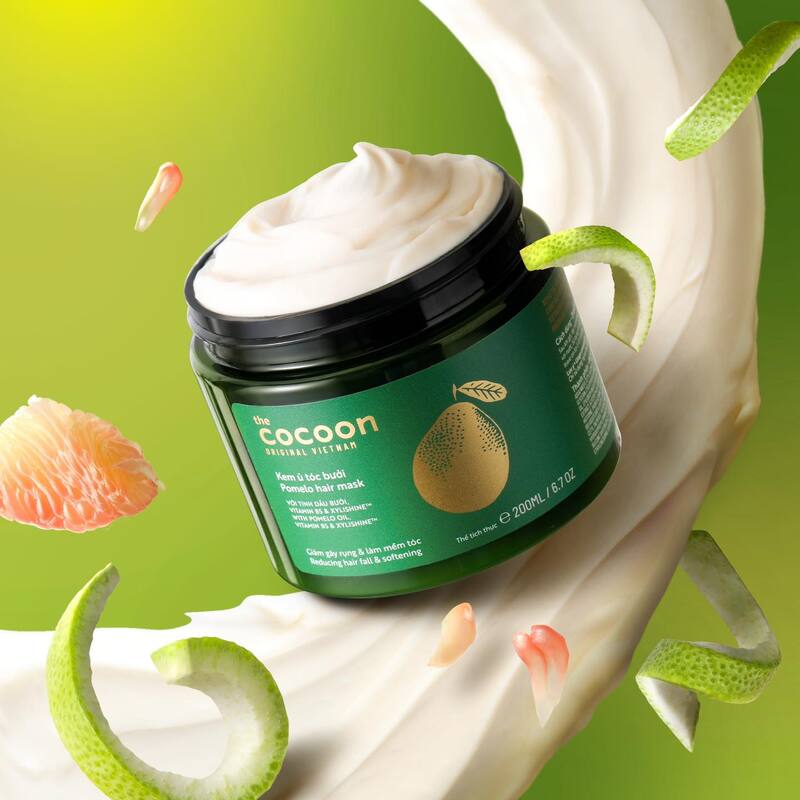 Kem Ủ Tóc Cocoon Pomelo Hair Mask Tinh Dầu Bưởi 200ml