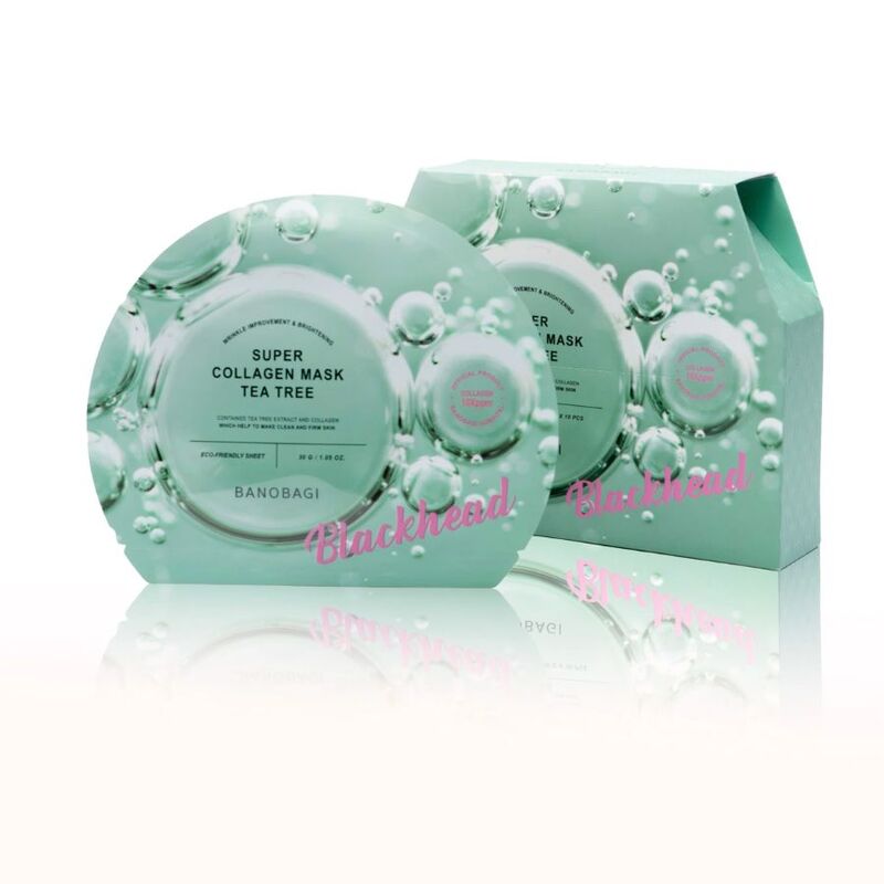 Mặt Nạ Banobagi Super Collagen Mask Tea Tree Blackhead Giảm Mụn Đầu Đen 30g