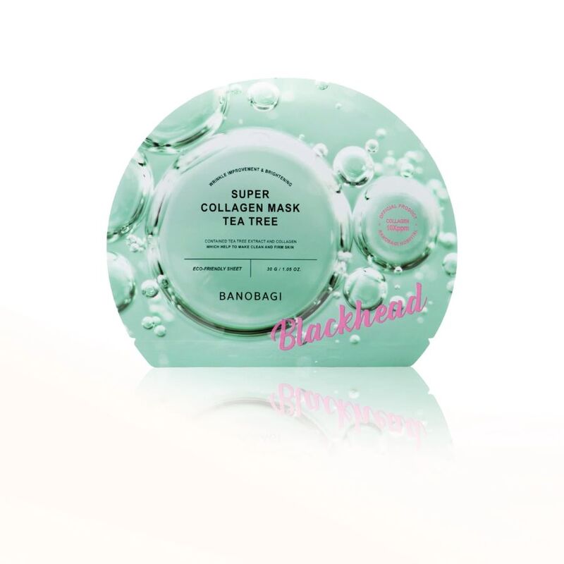 Mặt Nạ Banobagi Super Collagen Mask Tea Tree Blackhead Giảm Mụn Đầu Đen 30g