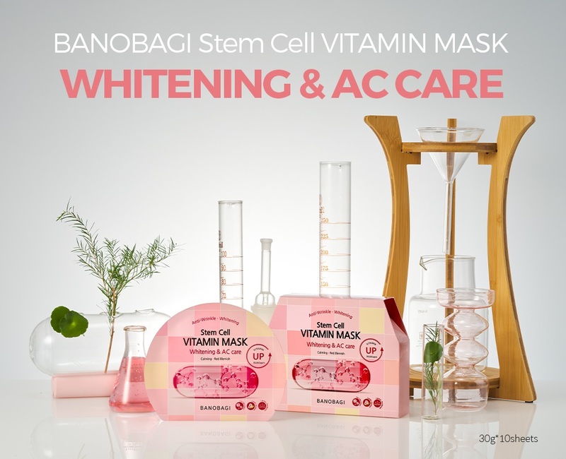 Mặt Nạ Banobagi Stem Cell Vitamin Mask - Whitening & AC Care MC