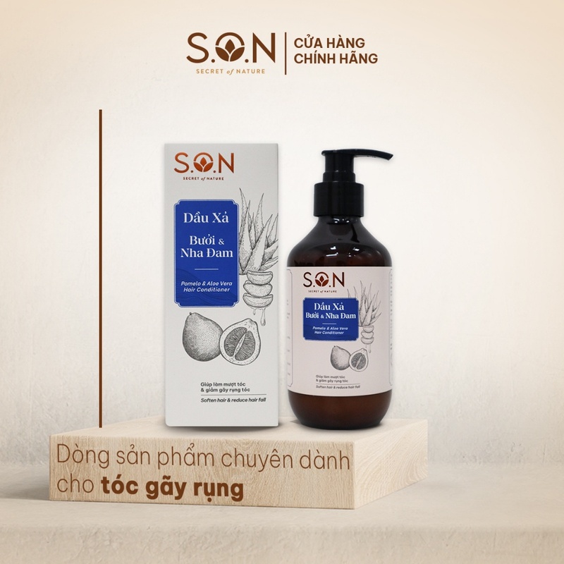 Dầu Xả S.O.N Bưởi & Nha Đam Giảm Gãy Tóc Làm Mượt Tóc 250ml