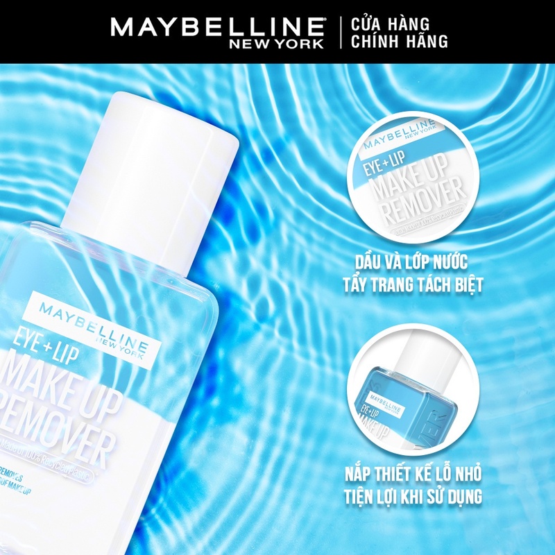 Nước Tẩy Trang Mắt Môi Maybelline Eye Lip Make Up Remover 40ml