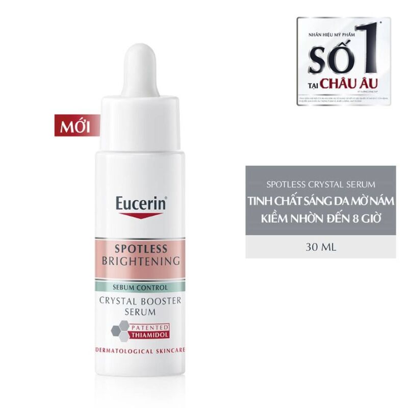 Serum Eucerin Spotless Brightening Crystal Booster Serum Giảm Thâm Nám Cho Da Nhờn 30ml 