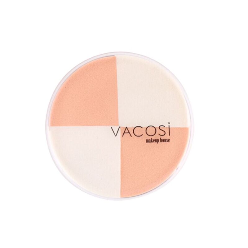 Bông Tán Nền Vacosi Hộp 4 Bông Ướt Tam Giác BP13