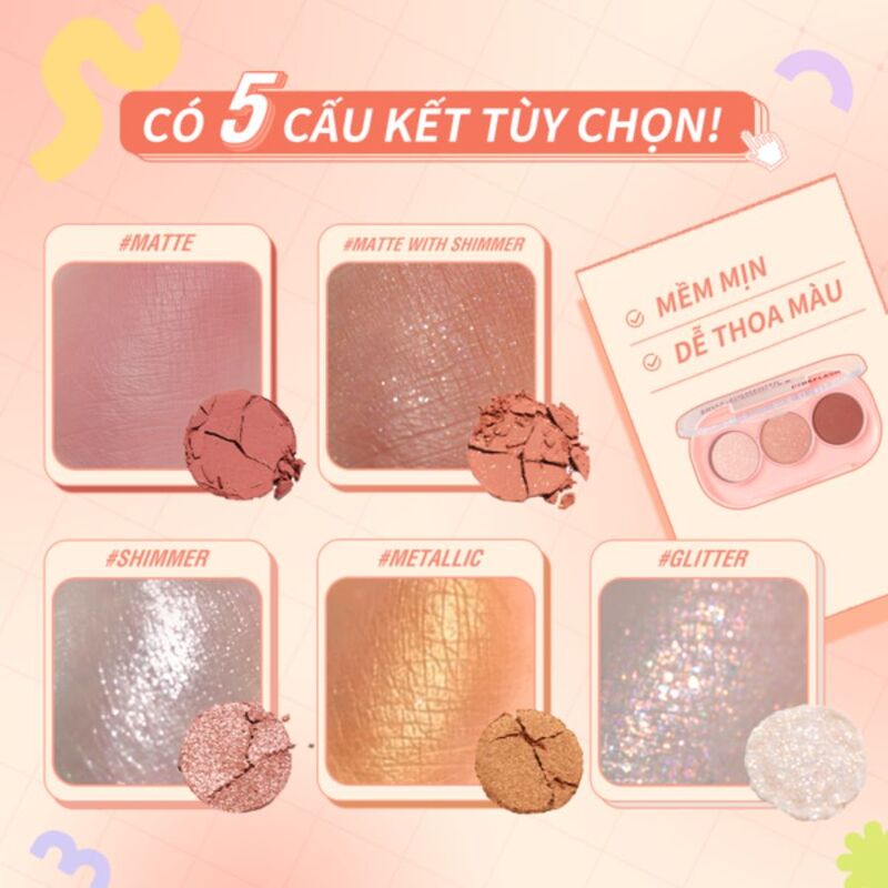 Bảng Phấn Mắt PINKFLASH - BR01