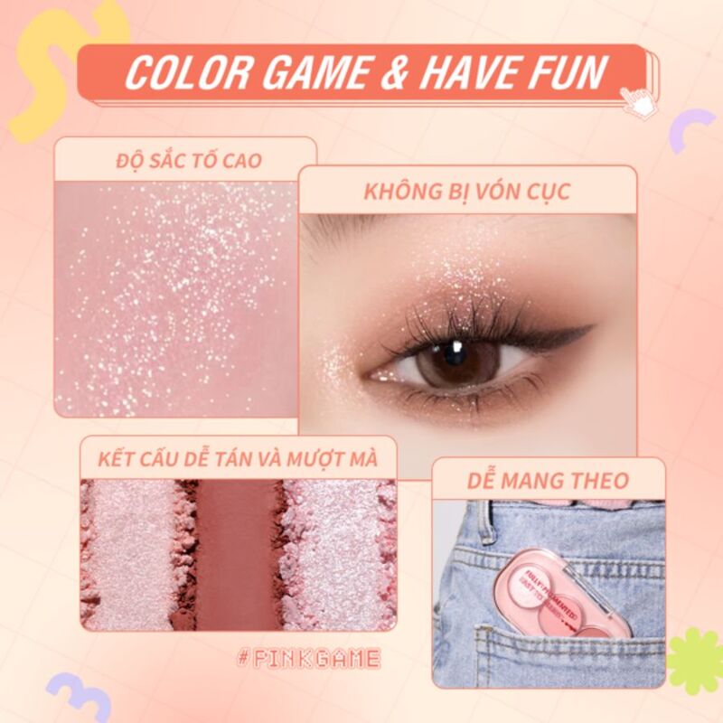 Bảng Phấn Mắt PINKFLASH - BR03