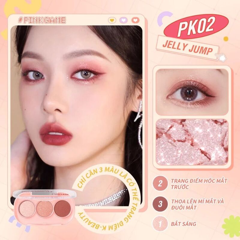 Bảng Phấn Mắt PINKFLASH - PK02