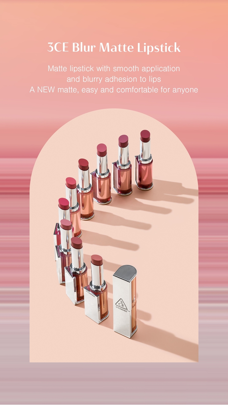 Son Thỏi 3CE Blur Matte Lipstick - #Mauve Drizzle