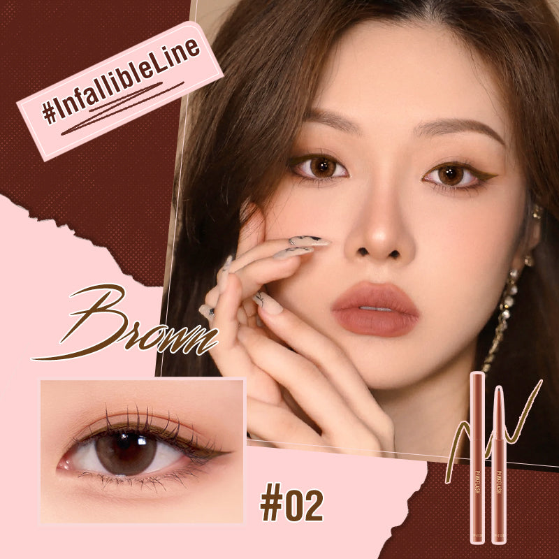 Bút Kẻ Mắt Pinkflash ProTouch Eyeliner Pencil Dạng Gel Chống Thấm Nước - 02 BROWN