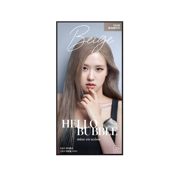 Thuốc Nhuộm Tóc Mise En Scène Hello Bubble 10AB Be Khói 30ml