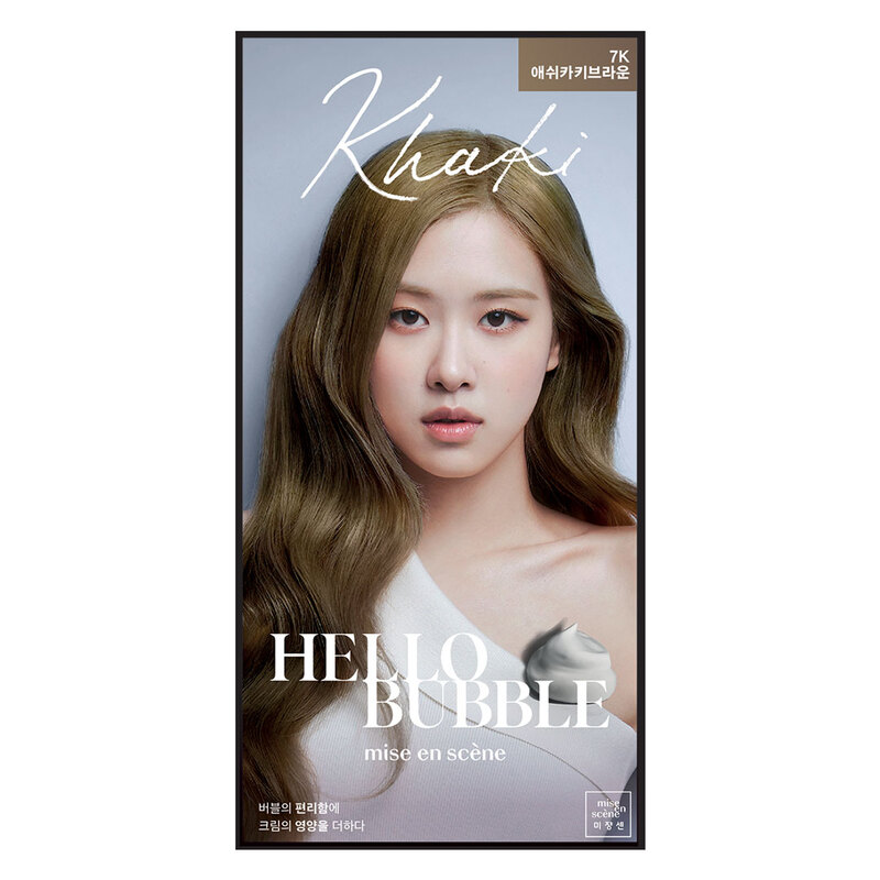 Thuốc Nhuộm Tóc Mise En Scène Hello Bubble ASH Khaki 7K 30ml